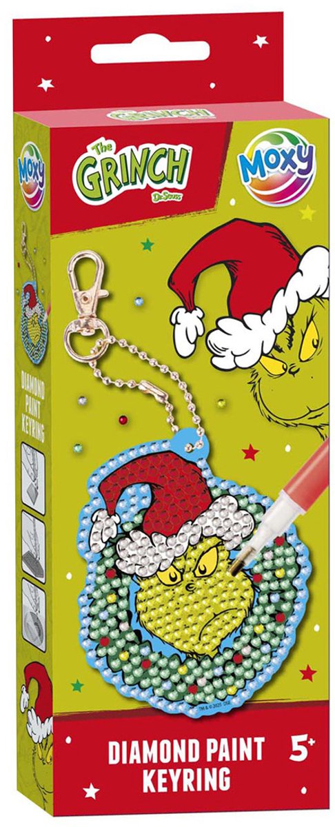 Creative Craft Group Diamond painting sleutelhanger the grinch