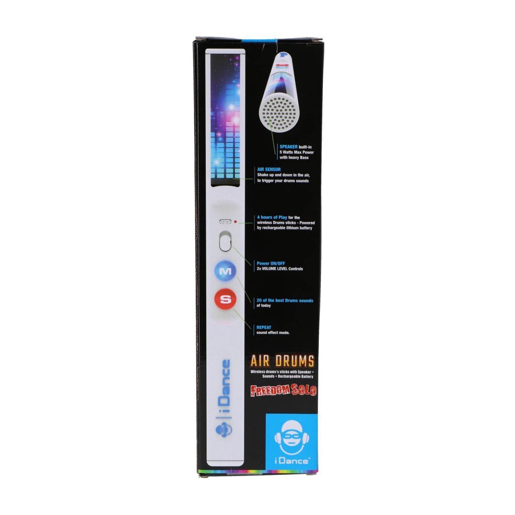IDance air drums + licht wit