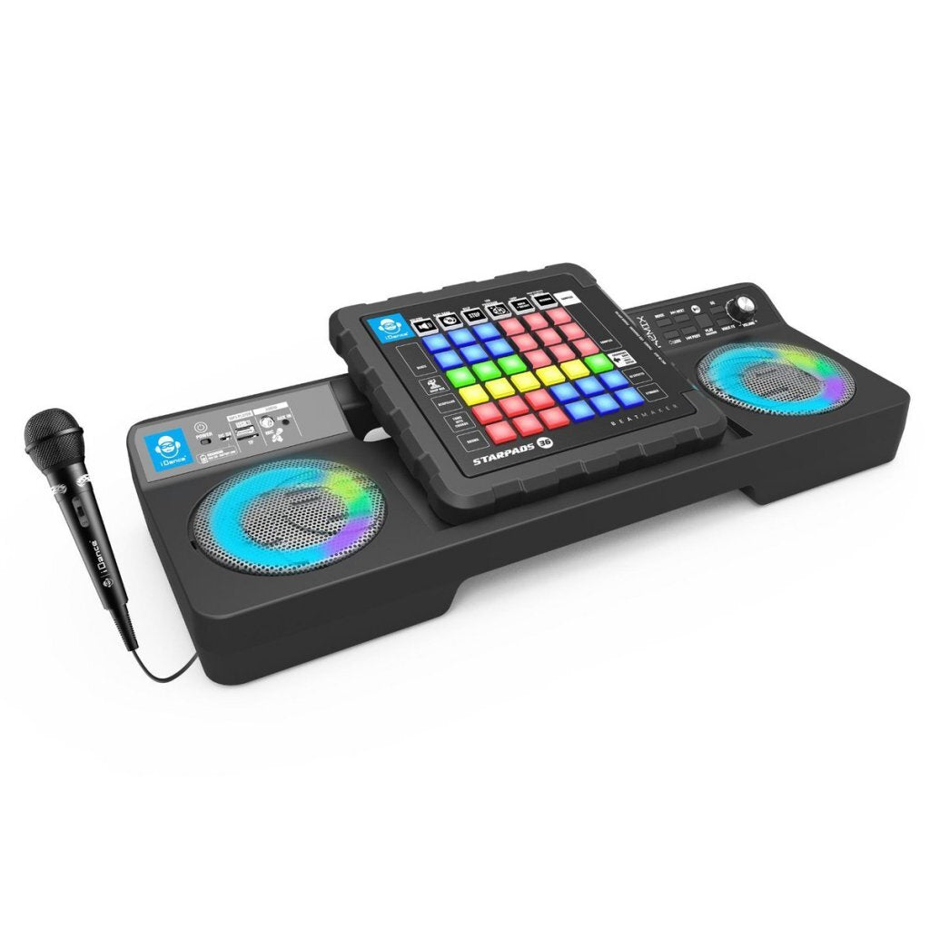 IDance dj mixer set remix dj2 + licht en geluid