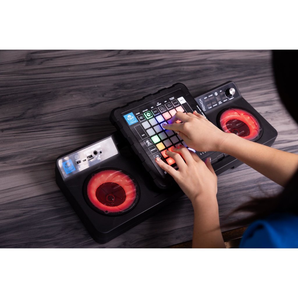 IDance dj mixer set remix dj2 + licht en geluid