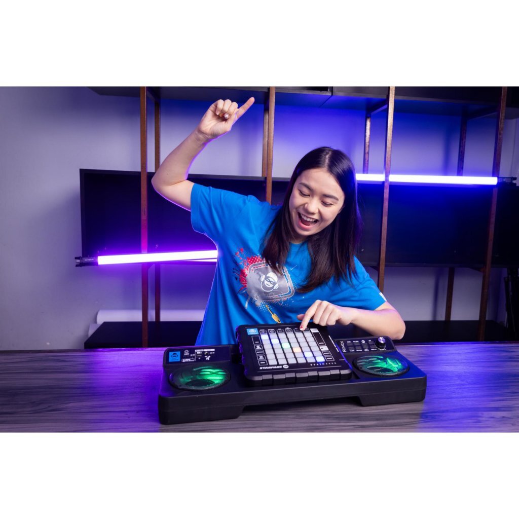 IDance dj mixer set remix dj2 + licht en geluid
