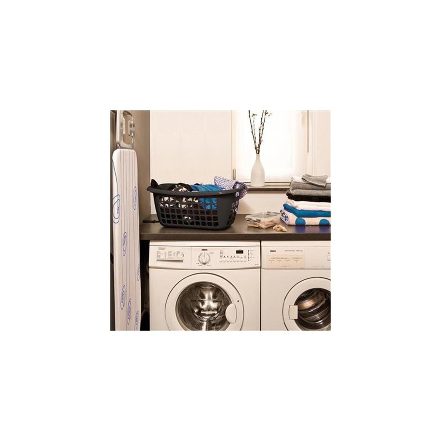 Sunware basic wasmand 65cm zwart
