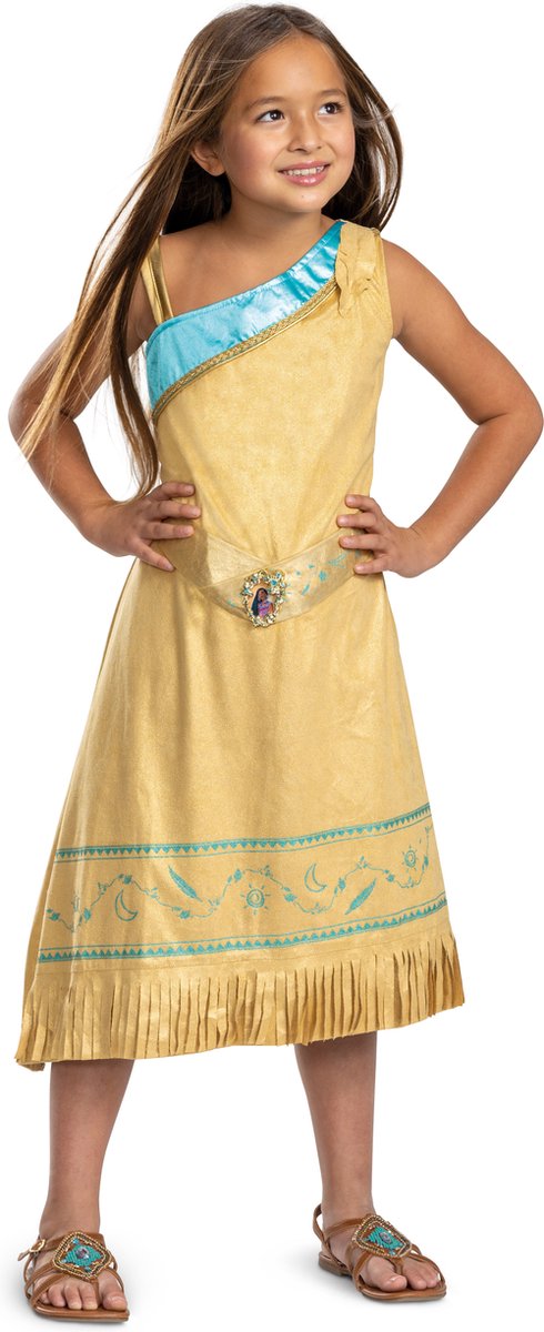 Disguise Disney prinses - pocahontas, pocahontas deluxe , maat s (5 - 6 jaar), meisjes