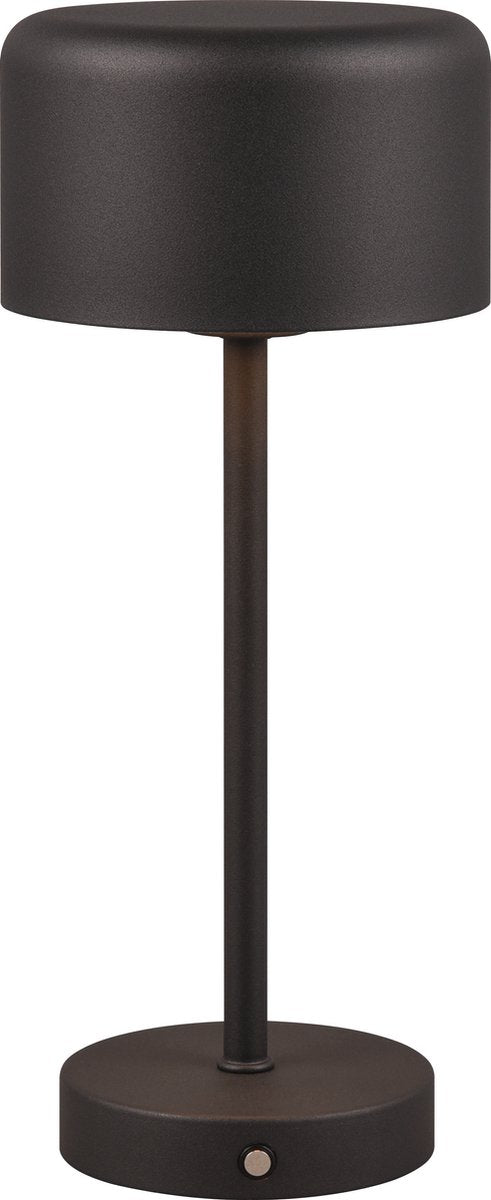 RL LIVE YOUR LIGHT Reality jeff - tafellamp - zwart - incl. 1x smd 1.5w - touch functie - oplaadbaar - dimbaar