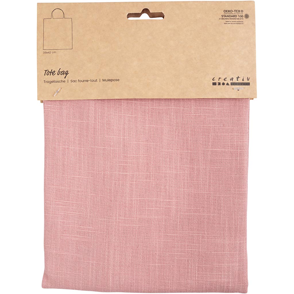 Creativ Company Https: www.cchobby.nl draagtas-afm-38x42-cm-185-gr-roze-1-stuk-1-doos