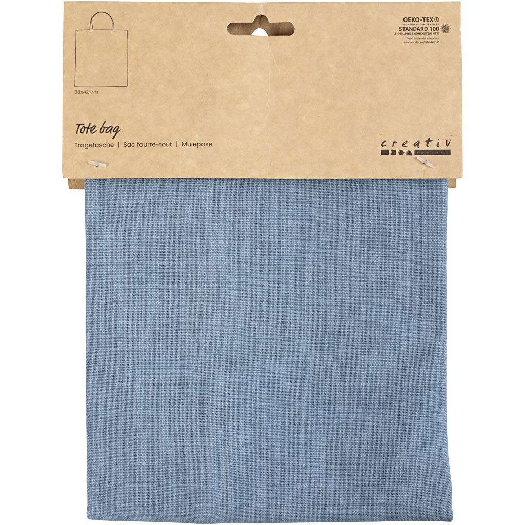 Creativ Company Https: www.cchobby.nl draagtas-afm-38x42-cm-185-gr-pigeon-blue-1-doos