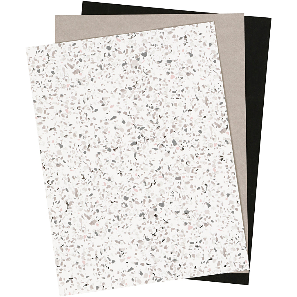 Creativ Company Https: www.cchobby.nl faux-leather-papier-vel-21x27-5-21x28-5-21x29-5-cm-dikte-0-55-mm-unikleurig-met-folie-bedrukt-3-vel-1-doos-498834