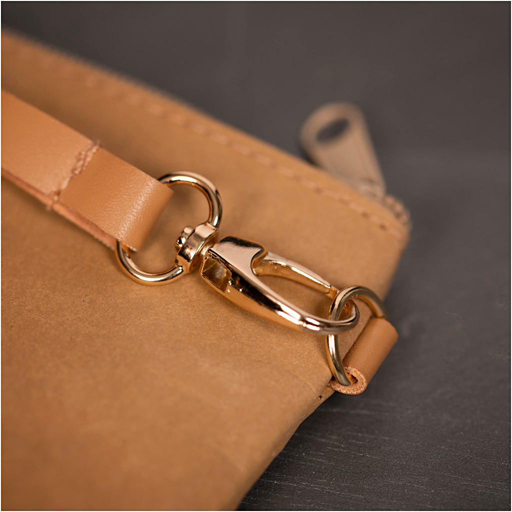 Creativ Company Https: www.cchobby.nl faux-leather-clutch-h-18-cm-l-21-cm-350-gr-lichtbruin-1-stuk