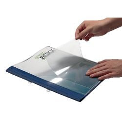 Hoezen Pocketfix Durable zelfkl PVC A5 transparant