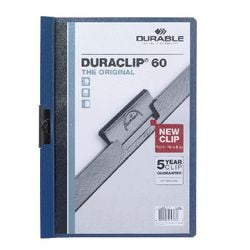 Klemmap Duraclip Durable A4 220x307mm nachtblauw