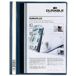 Snelhechters Duraplus Durable 2579 A4+ 240x311mm donkerblauw