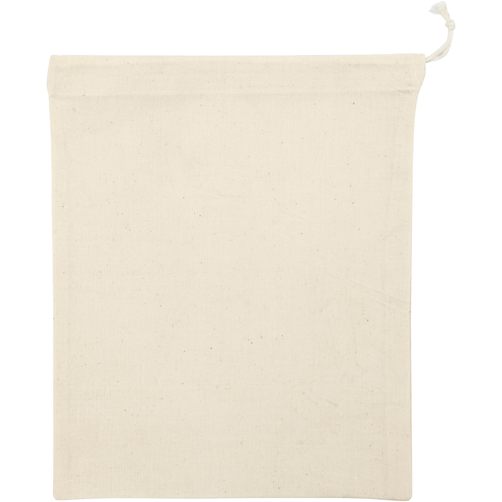 Creativ Company Https: www.cchobby.nl stoffen-tas-afm-21x25-cm-110-gr-licht-naturel-5-stuk-1-doos