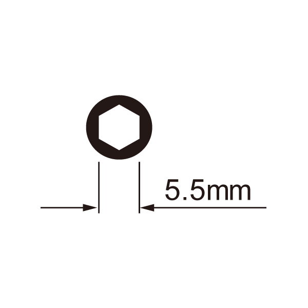 IceToolz Spaaknippelsleutel voor 5.5mm zeskante nippels