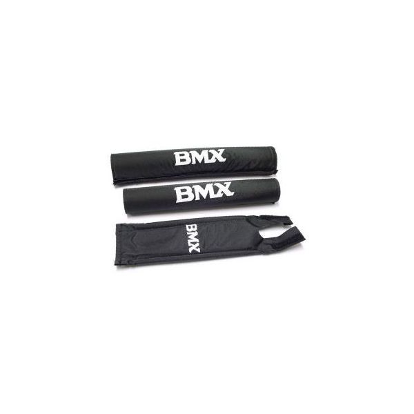 Pad set BMX compleet zwart