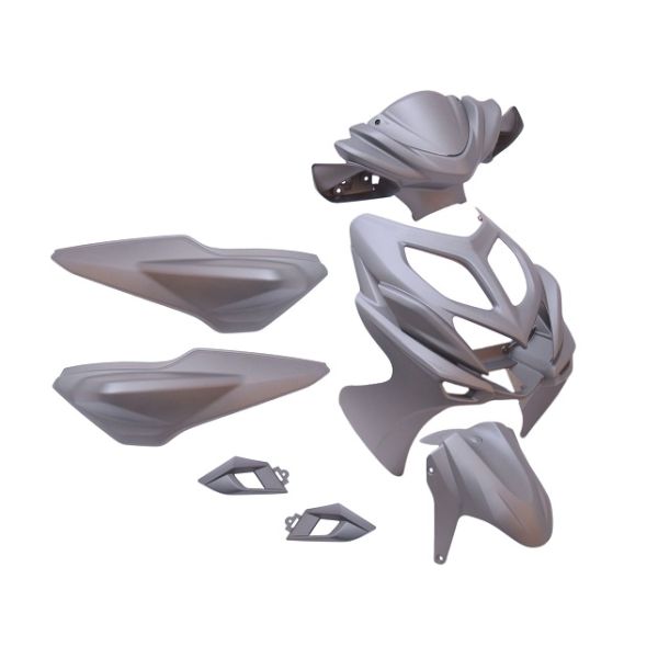 Edge Plaatset 9-delig yamaha aerox-r vanaf bouwjaar 2014 - mat grijs