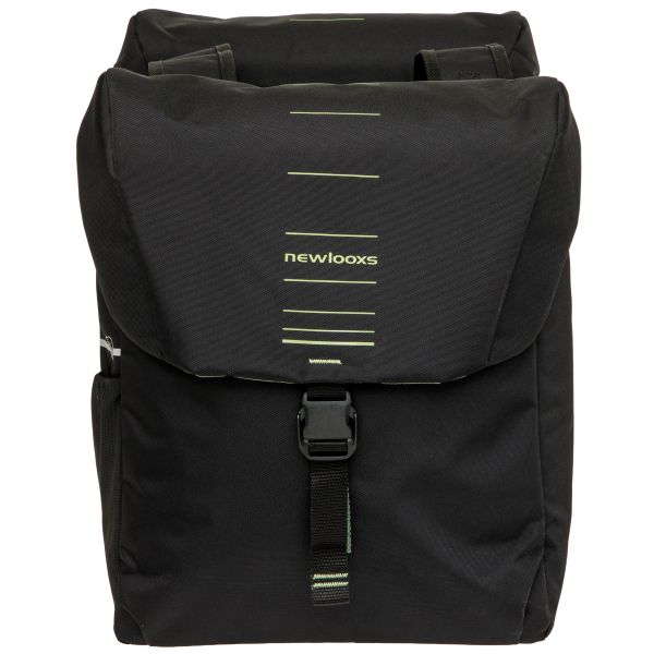 Burgers - New Looxs New looxs vigo 536.155 zwart groen dubbeltas 40l
