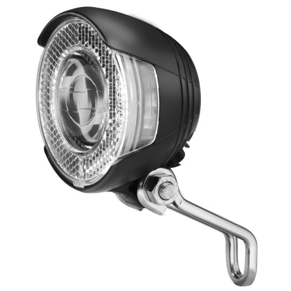 Busch Muller Koplamp busch und müller lumotec lyt b n voor naafdynamo 20 lux - zwart