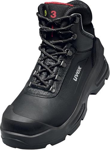 Uvex werkschoen quatro pro 6879 s3 hoog zwart mt46