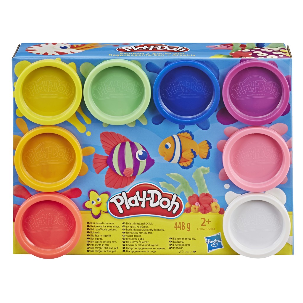 Play-Doh regenboog kleuren 8 potjes klei
