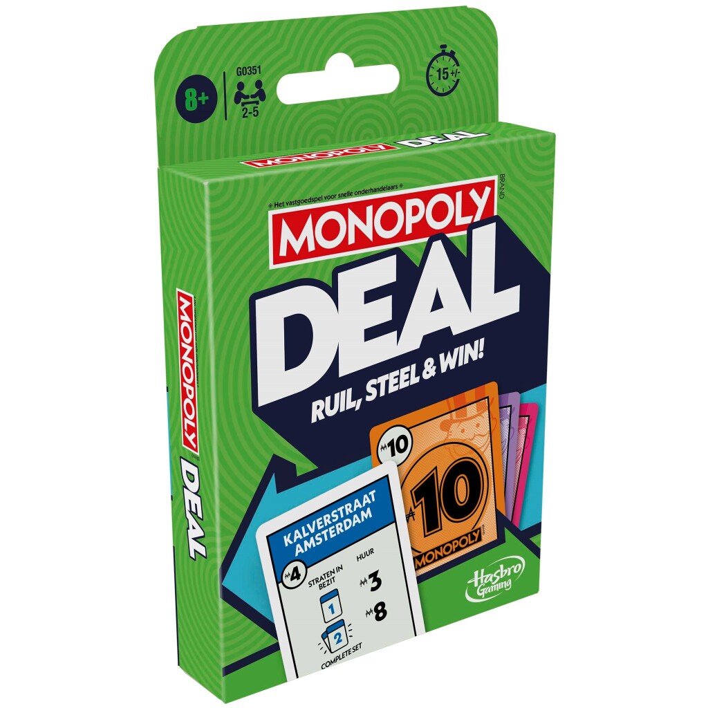 Hasbro Monopoly deal kaartspel - nederlandse editie