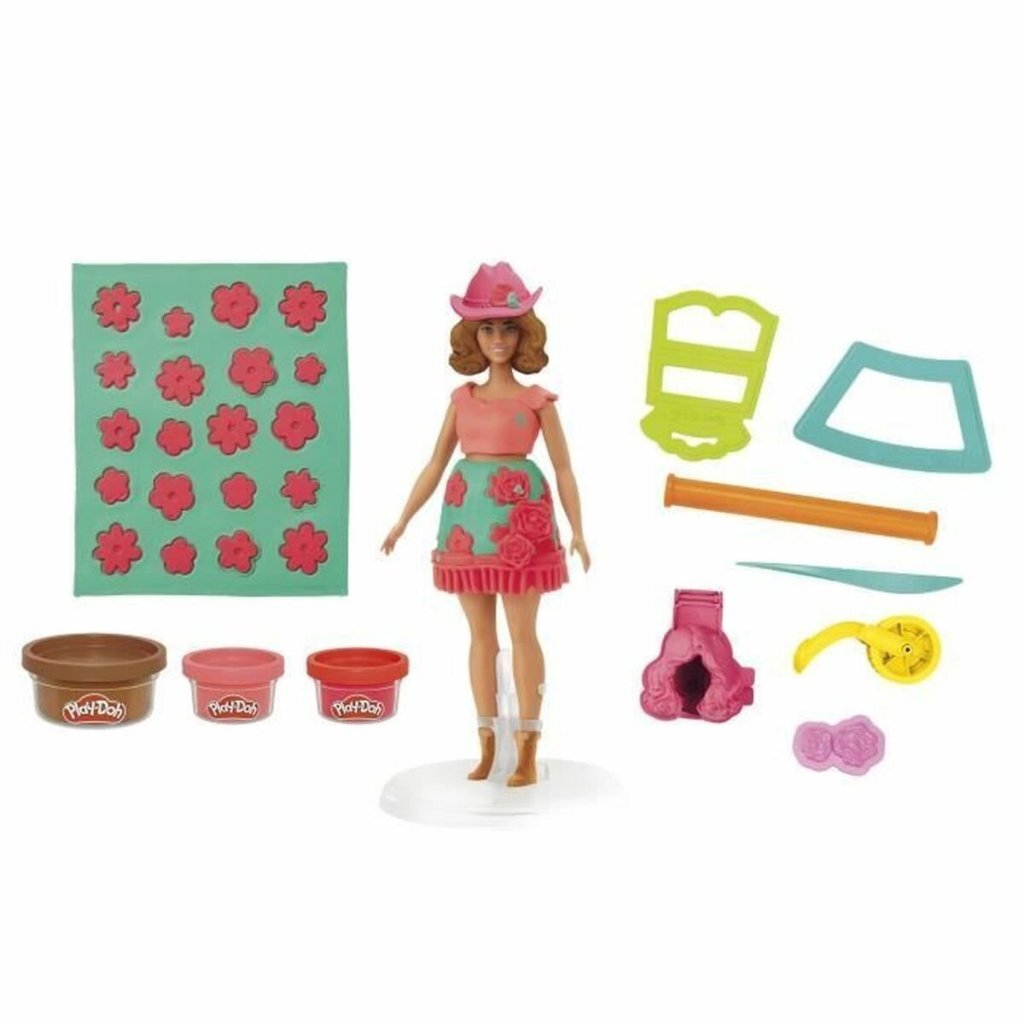 Play-Doh barbie florals and fringe