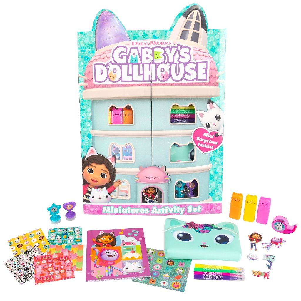 Gabby's Dollhouse Gabby #039;s dollhouse miniatures activity set