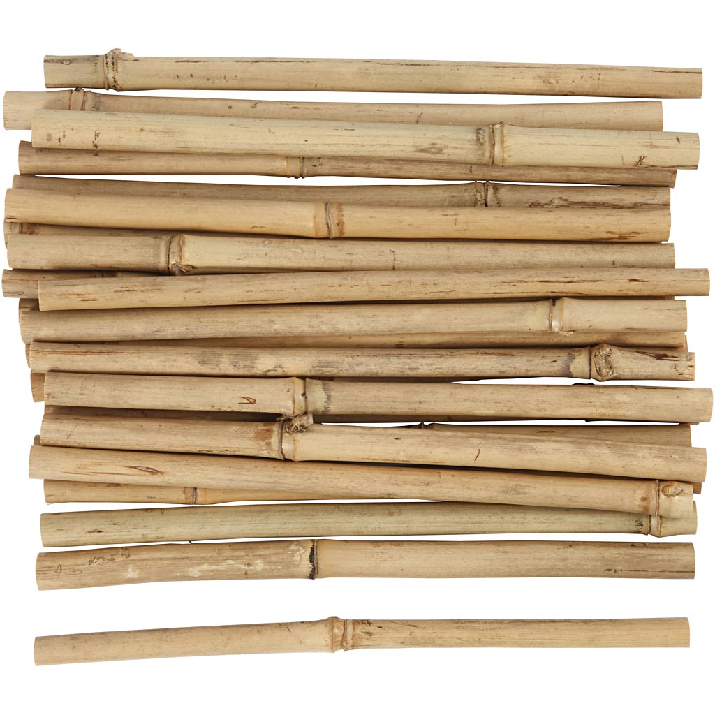 Creativ Company Https: www.cchobby.nl stokken-van-bamboe-l-20-cm-dikte-8-15-mm-30-stuk-1-doos