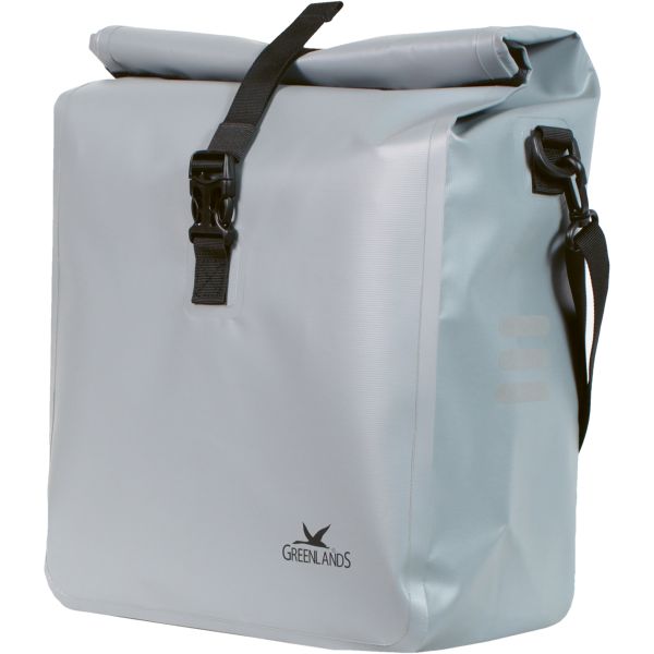 Greenlands Enkele fietstas urban style waterproof 2 - 23 liter 31 x 50 x 15 cm - licht grijs