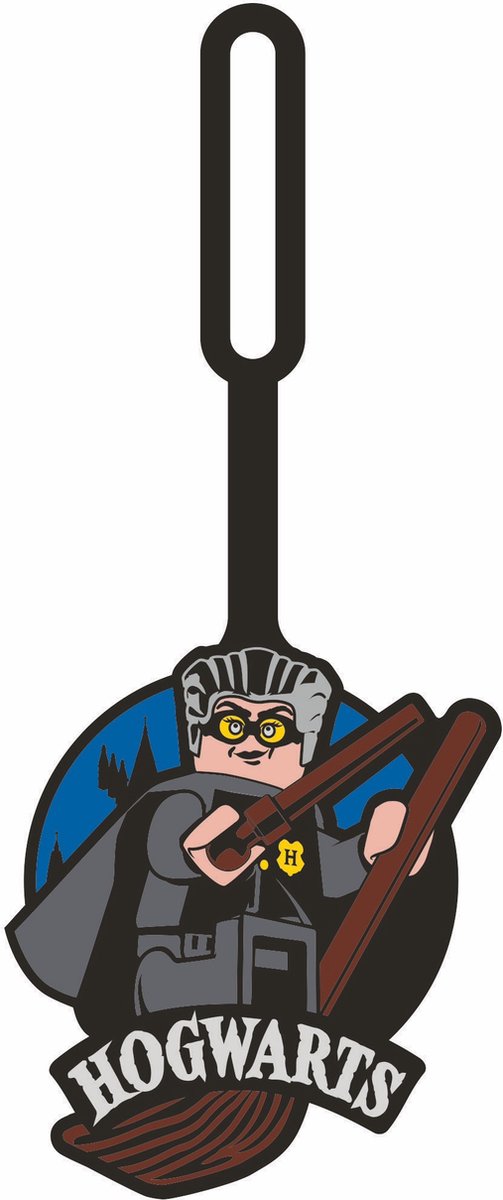 LEGO harry potter - bagagelabel - madam hooch