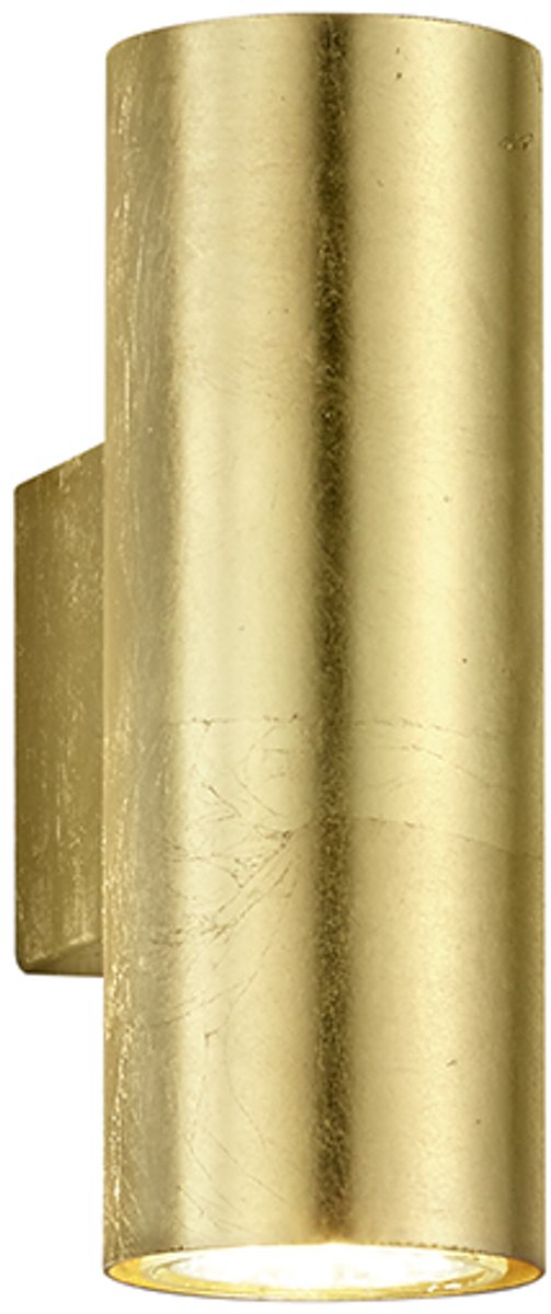 TRIO cleo - wandlamp - goud - excl. 2x gu10 4,5w - rond