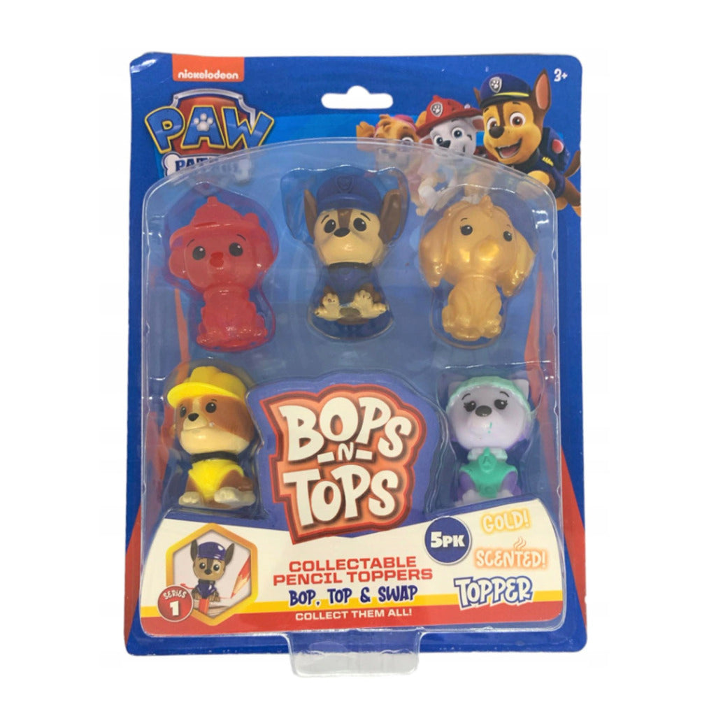 Paw Patrol bops and tops figuren 5 stuks