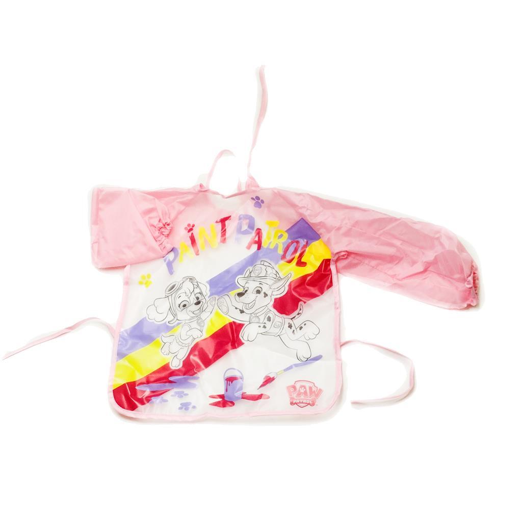 Paw Patrol vingerverfset met schort roze
