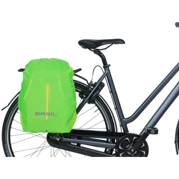 Basil B-Safe Commuter Nordlicht - compacte fietsrugzak voor elektrische fiets - 13L - zwart
