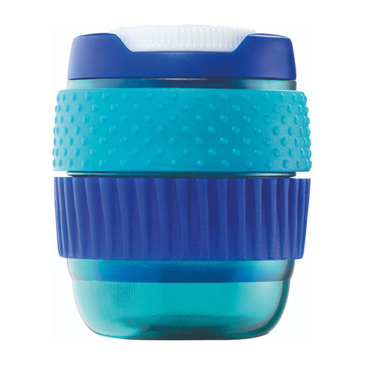 Quantore Puntenslijper maped kidy learn concentration 1-gaats blauw
