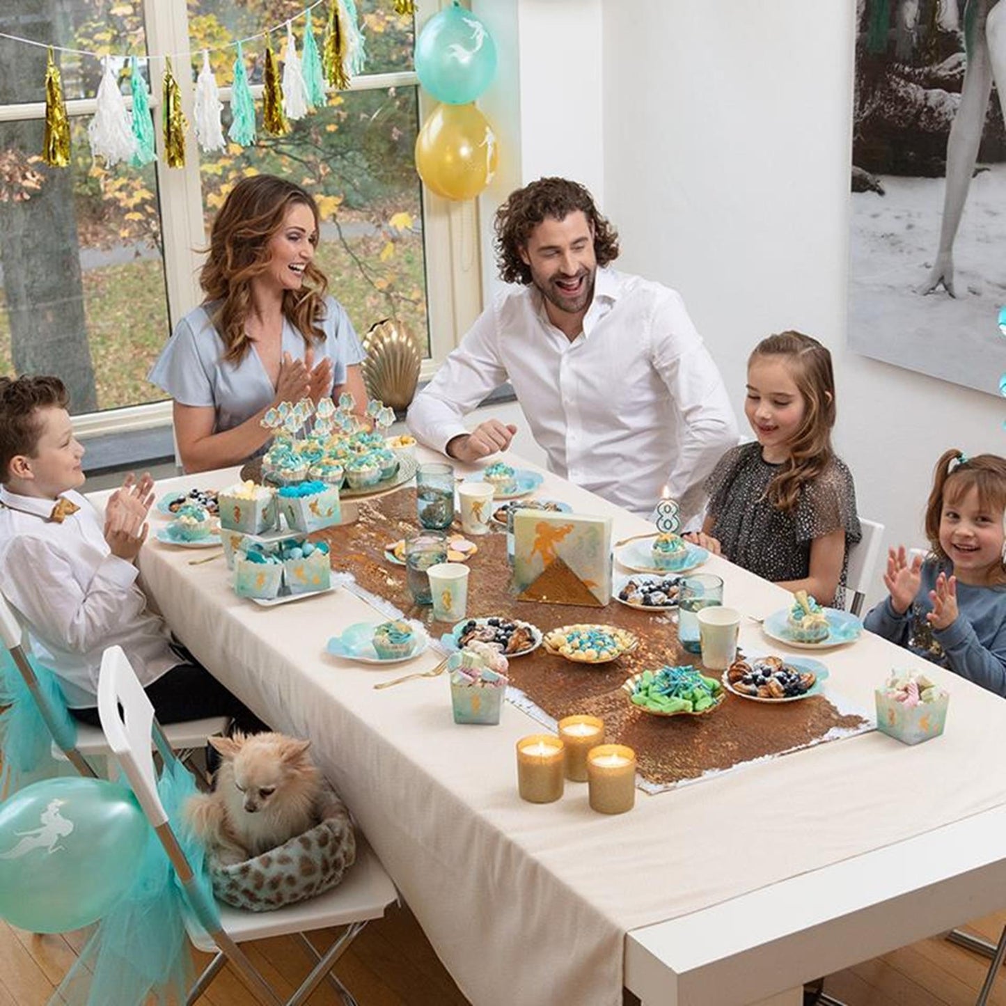 Boland Papieren cupcakevormpjes zeemeermin