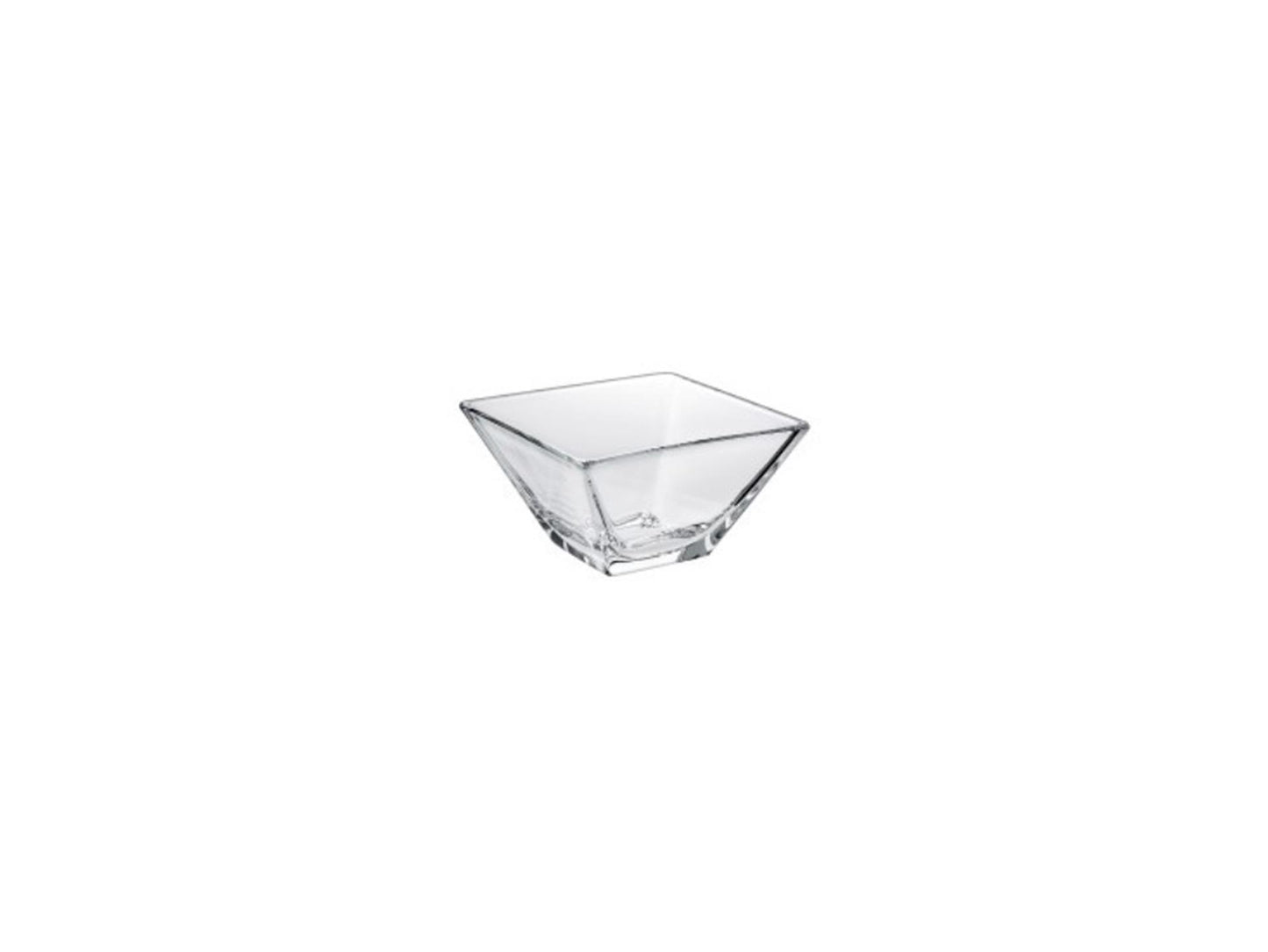 Borgonovo Schaaltje glas vierkant 14cm