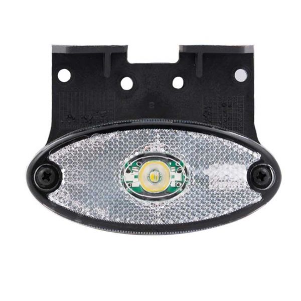 Breedtelamp pendellamp wit + hoeksteun LED