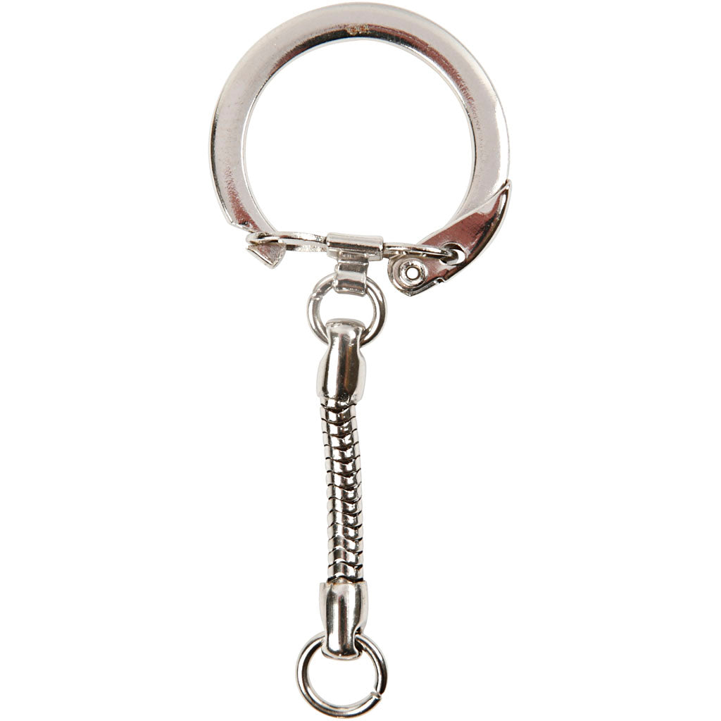 Creativ Company Https: www.cchobby.nl sleutelhanger-met-ketting-l-6-cm-d-2-3-cm-5-stuk-1-doos