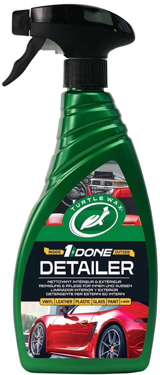 Turtle Wax 1 done detailer - ultieme alles in één oplossing - glans beschermt -veilig te gebruiken - 500ml