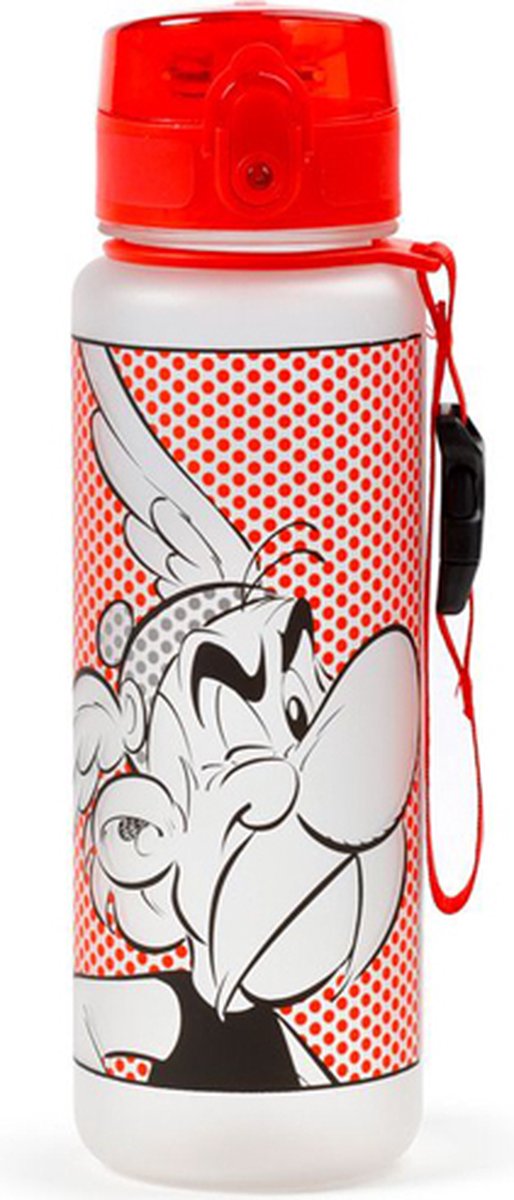 Puckator Kinder drinkfles asterix obelix pop top 600ml breukbestendig