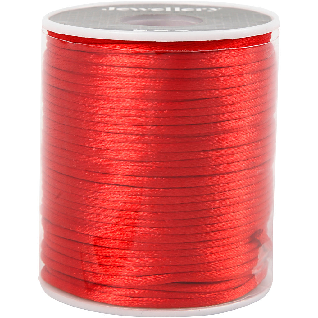Creativ Company Https: www.cchobby.nl satijnkoord-dikte-2-mm-rood-50-m-1-rol