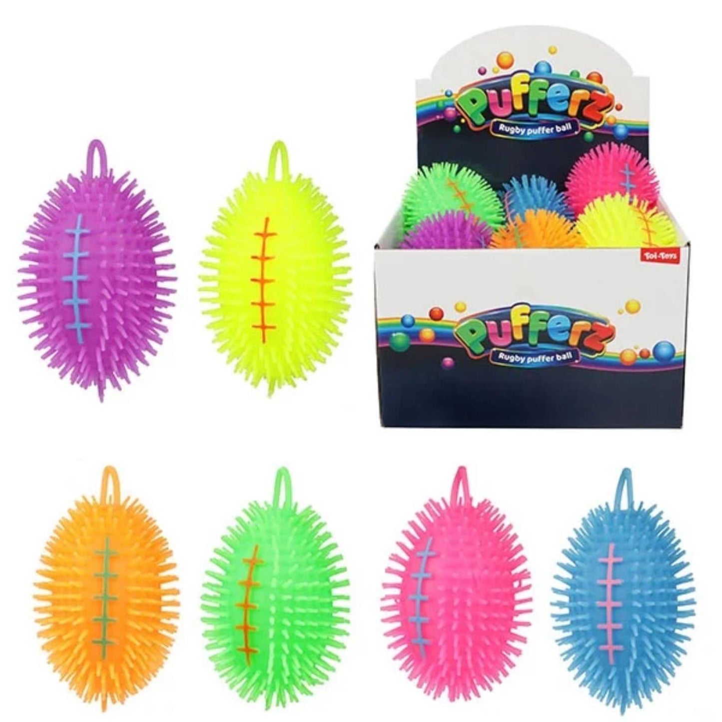 Toi-Toys Toi toys pufferz pufferbal rugby 14cm