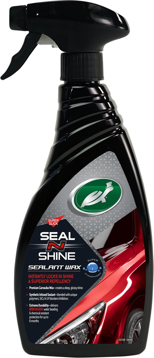 Turtle Wax – hybrid wax – langdurige glans – waterafstotend – geeft een superieure glans en bescherming - langdurige bescherming - eenvoudig te gebruiken – 500ml