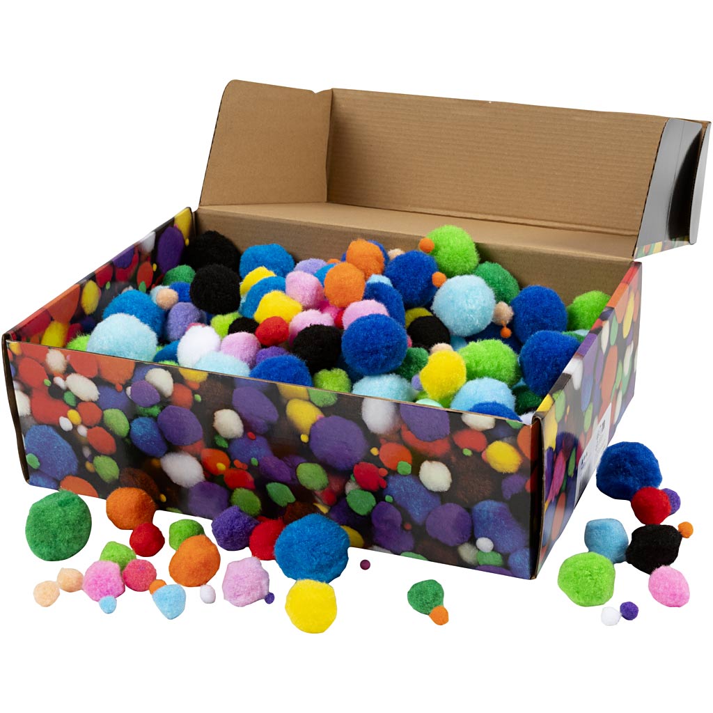 https: www.cchobby.nl pompons-d-5-40-mm-ca-720-stuk-diverse-kleuren-200-gr-1-doos
