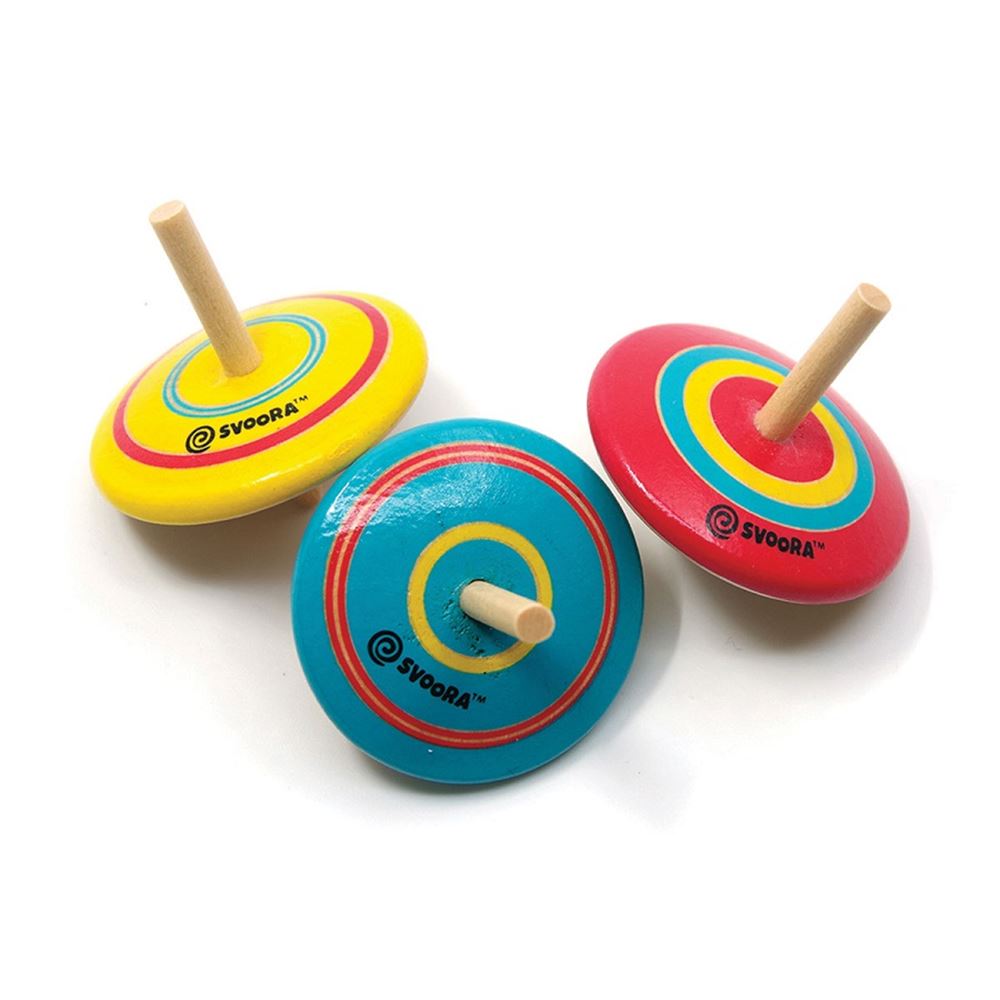 Dsp Mini houten tol. Classic. 6+ (80 stu