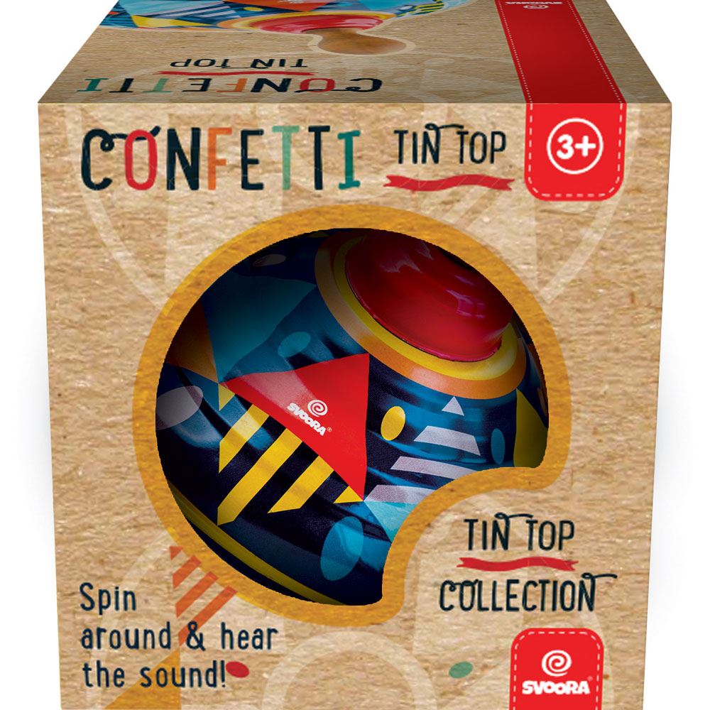 Bromtollen medium Confetti. 3+