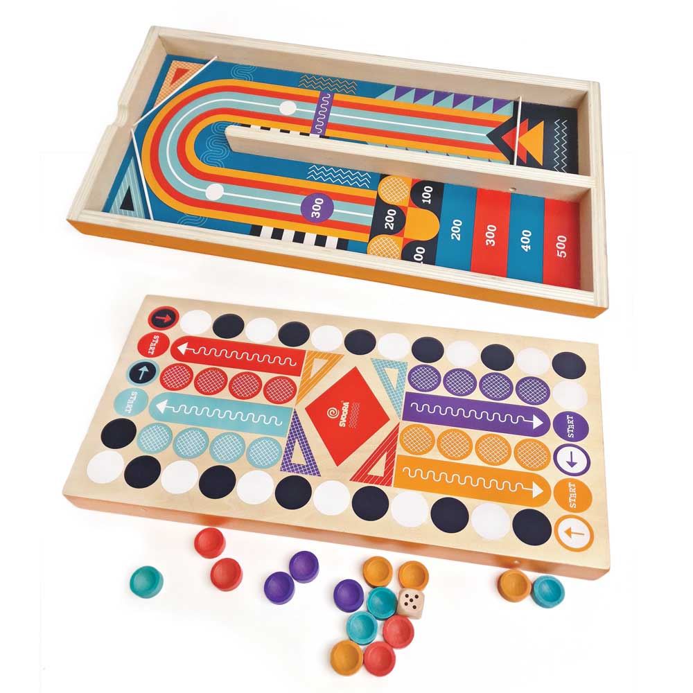 Svoora Katapult Ludo spel. 6+