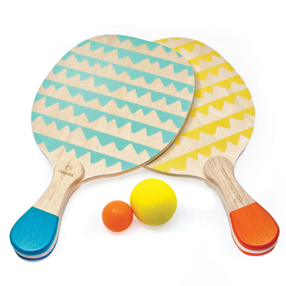 Svoora Out About houten racketset. 5+