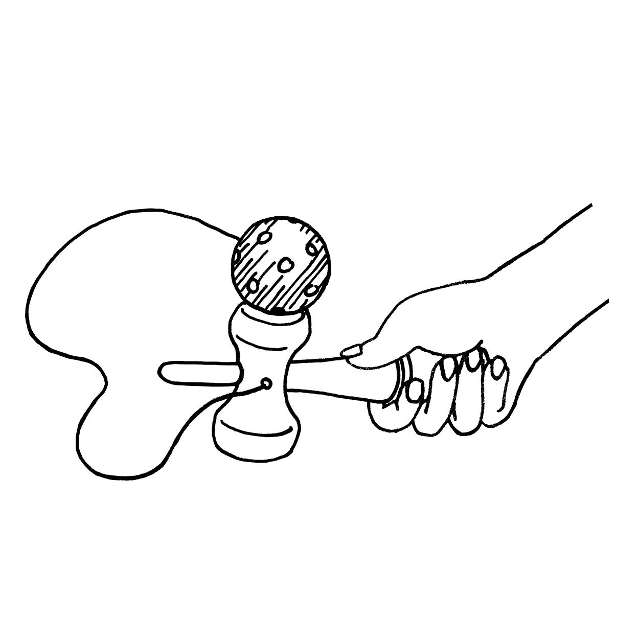 Goki Kendama rood. 17 cm. 4+