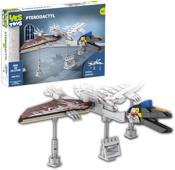 Oku Yestoys pterodactyl fosiel 389 onderdelen